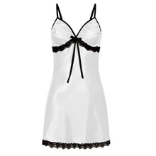 Load image into Gallery viewer, Sexy Sleepwear Women Lace Silk Satin Night Dress Sleeveless Nighties V-neck Nightgown Plus Size 3XL Nightdress Summer Nightwear