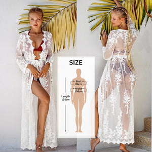 CUPSHE Black Sunflower Crochet Bikini Cover Up Sexy Swimsuit Beach Dress Women 2021 Summer Bathing Suit Beachwear Tunic Shirt