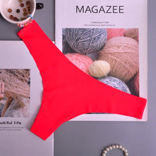 Charger l&#39;image dans la galerie, Hot Silk Sexy Women Thongs g string Seamless Panties Female Underwear Tanga Panties Low-Rise Lingerie Panty Intimates 1pcs ac125