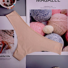 Charger l&#39;image dans la galerie, Hot Silk Sexy Women Thongs g string Seamless Panties Female Underwear Tanga Panties Low-Rise Lingerie Panty Intimates 1pcs ac125