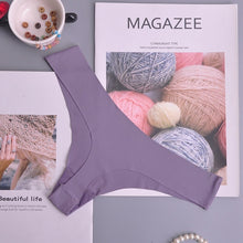 Charger l&#39;image dans la galerie, Hot Silk Sexy Women Thongs g string Seamless Panties Female Underwear Tanga Panties Low-Rise Lingerie Panty Intimates 1pcs ac125