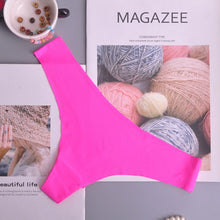 Charger l&#39;image dans la galerie, Hot Silk Sexy Women Thongs g string Seamless Panties Female Underwear Tanga Panties Low-Rise Lingerie Panty Intimates 1pcs ac125