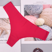 Charger l&#39;image dans la galerie, Hot Silk Sexy Women Thongs g string Seamless Panties Female Underwear Tanga Panties Low-Rise Lingerie Panty Intimates 1pcs ac125