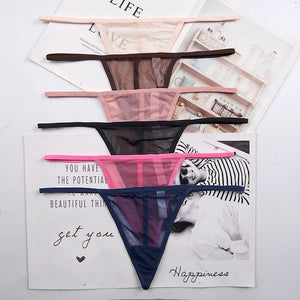 Hot Silk Sexy Women Thongs g string Seamless Panties Female Underwear Tanga Panties Low-Rise Lingerie Panty Intimates 1pcs ac125