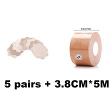 Charger l&#39;image dans la galerie, 1 Roll 5M Women Breast Nipple Covers Push Up Bra Body Invisible Breast Lift Tape Adhesive Bras Intimates Sexy Bralette Pasties