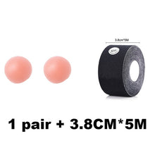 Charger l&#39;image dans la galerie, 1 Roll 5M Women Breast Nipple Covers Push Up Bra Body Invisible Breast Lift Tape Adhesive Bras Intimates Sexy Bralette Pasties