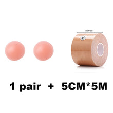 Charger l&#39;image dans la galerie, 1 Roll 5M Women Breast Nipple Covers Push Up Bra Body Invisible Breast Lift Tape Adhesive Bras Intimates Sexy Bralette Pasties
