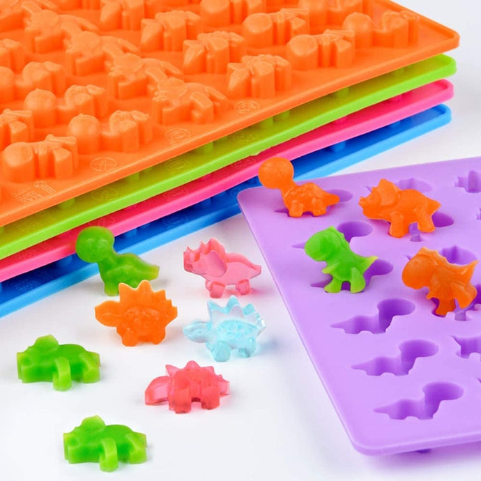 Multi-Purpose Cute Little Dinosaur Silicone Chocolate, Ice, Soft Candy Mold DIY Kitchen Mold Tool