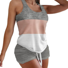 Load image into Gallery viewer, Jodimitty Pyjamas Women Camisole Sleep Wear Women Pajamas Heart Print Nightgown Ruffled Flounce Shorts Lingerie Set Home Clothes