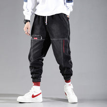 Charger l&#39;image dans la galerie, 2021 New Streetwear Hip Hop Cargo Pants Men&#39;s jeans Cargo Pants Elastic Harun pants Joggers Pants In Autumn and Spring Men Cloth