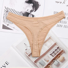 Cargar imagen en el visor de la galería, Braguitas moldeadoras de cintura baja de algodón sin costuras para mujer, bragas con Control de cintura alta, bragas, ropa interior moldeadora de cuerpo para mujer