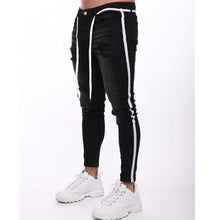 Charger l&#39;image dans la galerie, Men&#39;s Broken Hole Embroidered Pencil jeans Slim Men Trousers Casual Thin  Denim Pants Classic Cowboys Young Man Jogging Pants