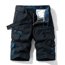 Cargar imagen en el visor de la galería, Pantalones cortos Cargo tácticos de camuflaje para hombre