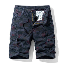 Cargar imagen en el visor de la galería, Pantalones cortos Cargo tácticos de camuflaje para hombre