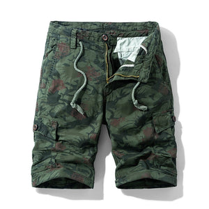 Pantalones cortos Cargo tácticos de camuflaje para hombre
