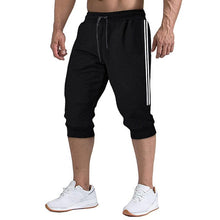 Cargar imagen en el visor de la galería, ¡Novedad de 2021! Pantalones cortos bombachos ajustados informales para correr para hombre, pantalones suaves 3/4, pantalones de chándal de nueva marca a la moda para hombre, pantalones cortos cómodos de verano para hombre XXXL