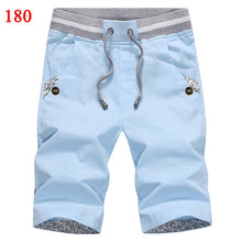 Cargar imagen en el visor de la galería, Envío de la gota 2021 verano sólido pantalones cortos casuales hombres cargo pantalones cortos de talla grande 4XL pantalones cortos de playa M-4XL AYG36