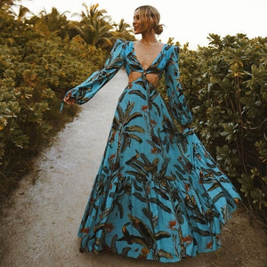 Vestido de playa 2021, Bikini tipo pareo, traje de baño estampado, Kimono para mujer, túnica de talla grande, traje de baño Sexy de manga larga, pareos