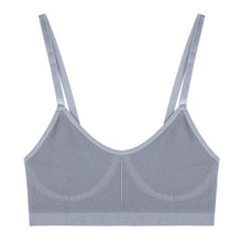 Charger l&#39;image dans la galerie, FINETOO Seamless Women Top Panties Set Cotton Tops Low Waist G-String Underwear Set Soft Active Wear Lingerie Fitness Crop Top