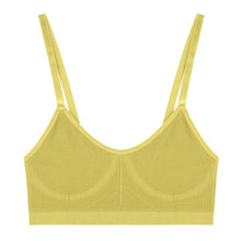 Charger l&#39;image dans la galerie, FINETOO Seamless Women Top Panties Set Cotton Tops Low Waist G-String Underwear Set Soft Active Wear Lingerie Fitness Crop Top