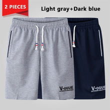 Charger l&#39;image dans la galerie, 4PC Summer Shorts Men 2020 Casual Shorts Trunks Fitness Workout Beach Shorts Man Breathable Cotton Gym Short Trousers Sweatpants