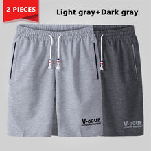 Charger l&#39;image dans la galerie, 4PC Summer Shorts Men 2020 Casual Shorts Trunks Fitness Workout Beach Shorts Man Breathable Cotton Gym Short Trousers Sweatpants