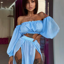 Charger l&#39;image dans la galerie, 2021 Bikini Beach Cover Up Women Summer Ladies Bathing Suit Two Piece Dress Swimwear Swimsuit