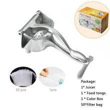 Charger l&#39;image dans la galerie, Manual Juice Squeezer Aluminum Alloy Hand Pressure Juicer Pomegranate Orange Lemon Sugar Cane Juice Kitchen Fruit Tool