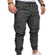 Charger l&#39;image dans la galerie, New Casual Joggers Pants Cargo Solid Color Men Cotton Elastic Long Trousers Military 2021 Pants Men Leggings