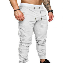 Charger l&#39;image dans la galerie, New Casual Joggers Pants Cargo Solid Color Men Cotton Elastic Long Trousers Military 2021 Pants Men Leggings