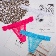 Load image into Gallery viewer, Hot Silk Sexy Women Thongs g string Seamless Panties Female Underwear Tanga Panties Low-Rise Lingerie Panty Intimates 3pcs ac125