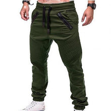 Charger l&#39;image dans la galerie, Hot sale solid casual Mens Casual Slim Tracksuit Sports Solid Male Gym Cotton Skinny Joggers Sweat Casual Pants Trousers