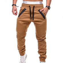 Charger l&#39;image dans la galerie, Hot sale solid casual Mens Casual Slim Tracksuit Sports Solid Male Gym Cotton Skinny Joggers Sweat Casual Pants Trousers