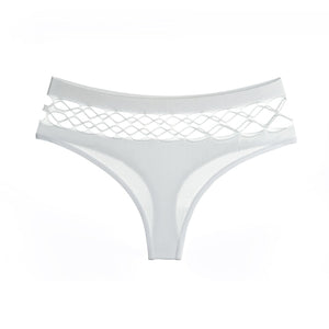 TERMEZY Hollow Out Lingerie Europe Seamless Sexy Panties Women  Elasticity Underwear Temptation Middle-waist G String Underpant