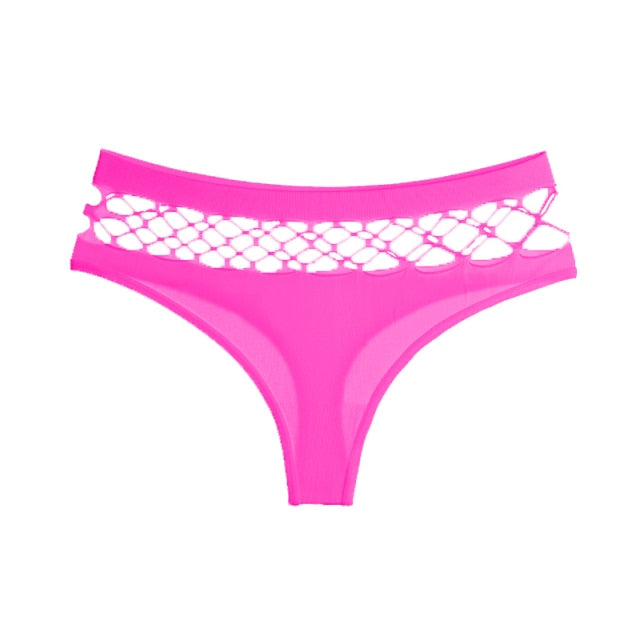 TERMEZY Hollow Out Lingerie Europe Seamless Sexy Panties Women  Elasticity Underwear Temptation Middle-waist G String Underpant
