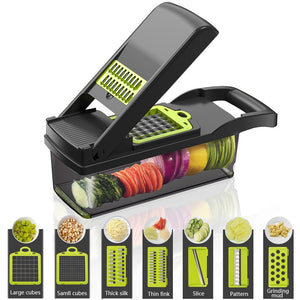 Vegetable Cutter Multifunctional Food Slicer, Potato Peeler, Carrot, Onion, Fruit