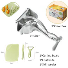 Charger l&#39;image dans la galerie, Manual Juice Squeezer Aluminum Alloy Hand Pressure Juicer Pomegranate Orange Lemon Sugar Cane Juice Kitchen Fruit Tool