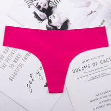 Charger l&#39;image dans la galerie, Hot Silk Sexy Women Thongs g string Seamless Panties Female Underwear Tanga Panties Low-Rise Lingerie Panty Intimates 1pcs ac125
