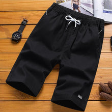Charger l&#39;image dans la galerie, 2021 Brand Summer Mens Shorts Breeches Casual Bermudas Men Shorts Black White Boardshorts Classic Beach Quick Dry Shorts Men