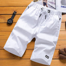 Charger l&#39;image dans la galerie, 2021 Brand Summer Mens Shorts Breeches Casual Bermudas Men Shorts Black White Boardshorts Classic Beach Quick Dry Shorts Men