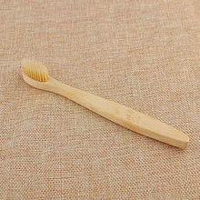 Cargar imagen en el visor de la galería, Cepillo de dientes ecológico de carbón de bambú para la salud, cepillo de dientes para el cuidado bucal, limpieza de dientes, cepillos de cerdas suaves ecológicas, 1 ud.