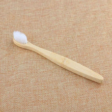 Cargar imagen en el visor de la galería, Cepillo de dientes ecológico de carbón de bambú para la salud, cepillo de dientes para el cuidado bucal, limpieza de dientes, cepillos de cerdas suaves ecológicas, 1 ud.