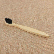 Cargar imagen en el visor de la galería, Cepillo de dientes ecológico de carbón de bambú para la salud, cepillo de dientes para el cuidado bucal, limpieza de dientes, cepillos de cerdas suaves ecológicas, 1 ud.