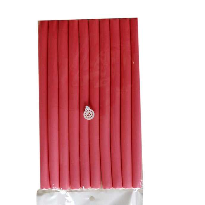 10PCS Hair rollers Curler Makers Soft Foam Bendy Twist Curls DIY Styling Rollers Care Curler bagels for hair flexi rod