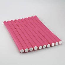 Load image into Gallery viewer, 10PCS Hair rollers Curler Makers Soft Foam Bendy Twist Curls DIY Styling Rollers Care Curler bagels for hair flexi rod