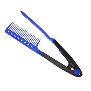 V Type Fashion  Hair Comb Hair Straightener Combs DIY Salon Haircut Hairdressing Styling Tool Barber Anti-static Combs Brush