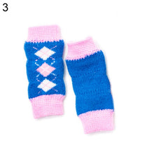 Charger l&#39;image dans la galerie, Leg Warmers 4Pcs/Set Winter Pet Dog Leg Socks Zebra Leopard Dots Print Non-slip Leg Warmers