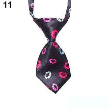 Load image into Gallery viewer, Pure Colors Fashion Adjustable Dog Cat Pet Collar Adorable Grooming Accessories Necktie Gift Dog Collar Bow Tie
