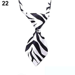 Pure Colors Fashion Adjustable Dog Cat Pet Collar Adorable Grooming Accessories Necktie Gift Dog Collar Bow Tie