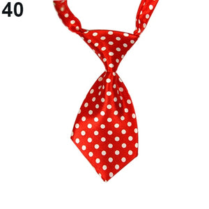 Pure Colors Fashion Adjustable Dog Cat Pet Collar Adorable Grooming Accessories Necktie Gift Dog Collar Bow Tie